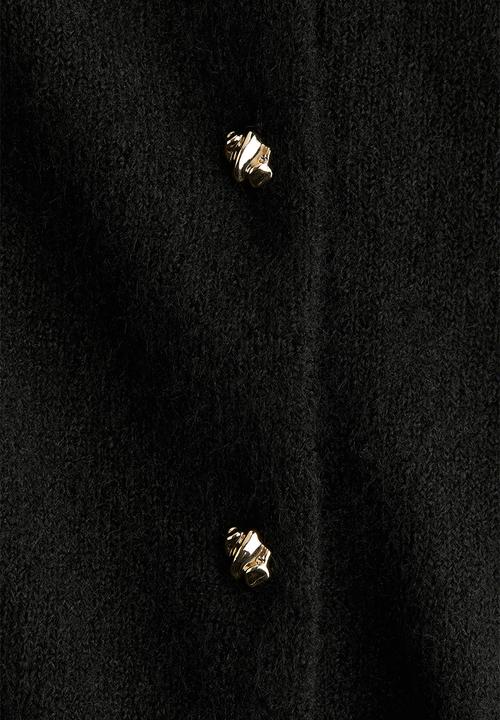 H&M - Fine-knit cardigan - black