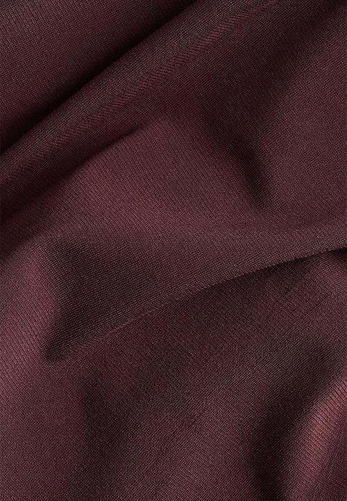 H&M - Gathered top - burgundy