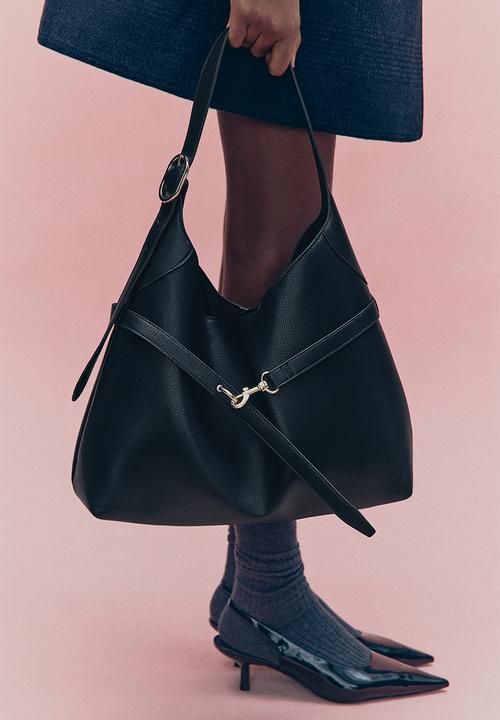 H&M - Slouchy shoulder bag - black