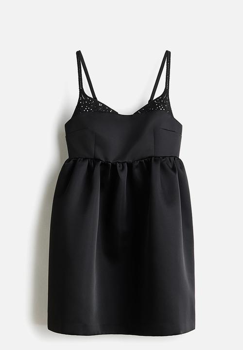H&M - Layered-look strappy dress - black