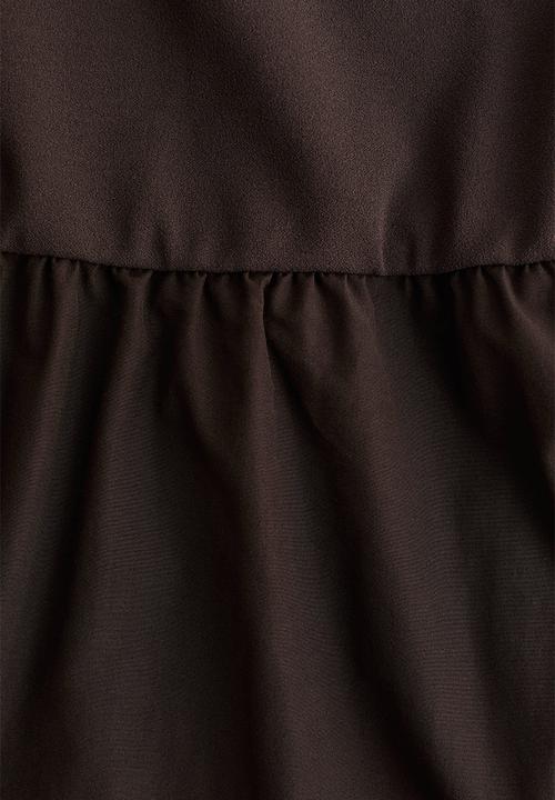 H&M - Strappy midi dress - dark brown