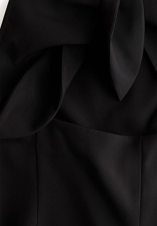 H&M - Open-back mini dress - black