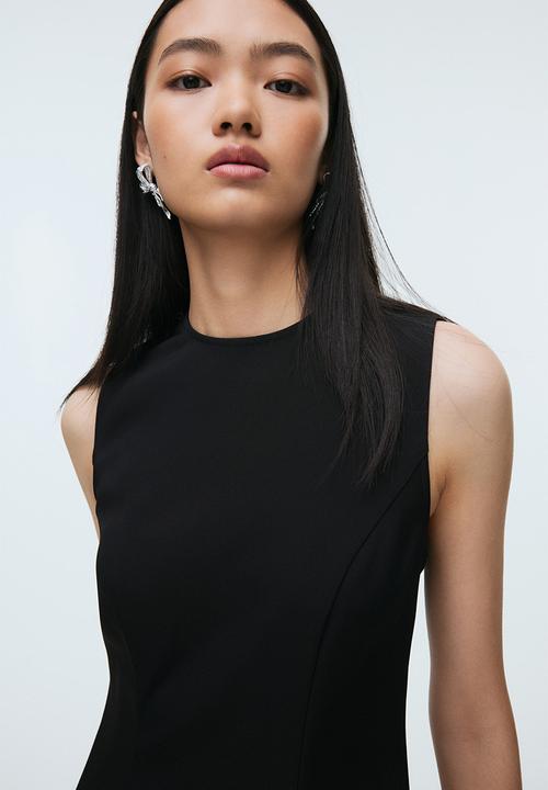 H&M - Open-back mini dress - black
