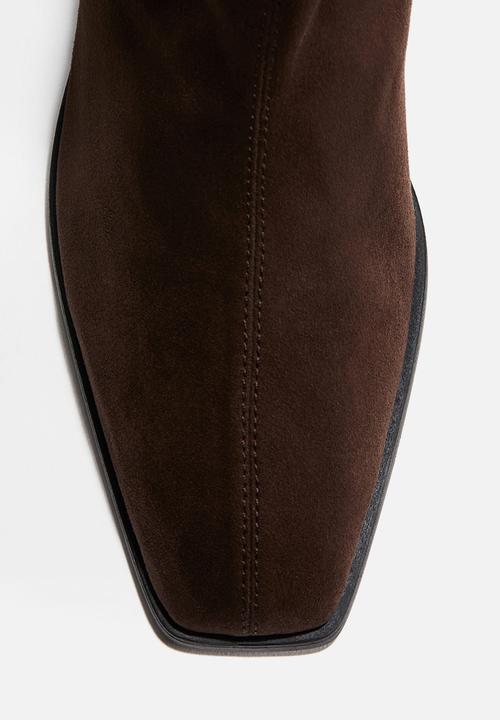 H&M - Heeled ankle boots - dark brown