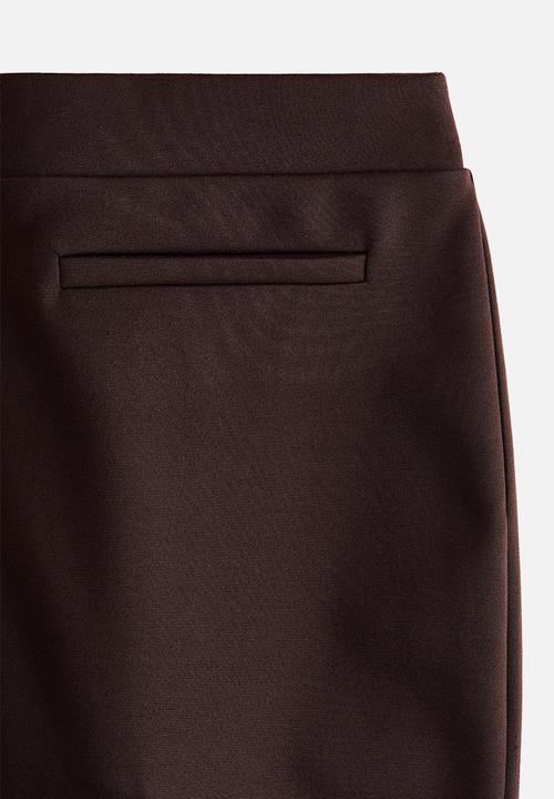 H&M - Flared trousers - dark brown