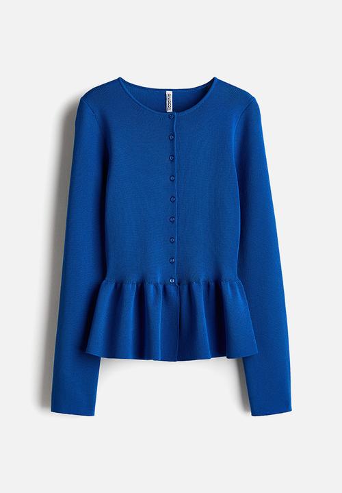 H&M - Peplum cardigan - blue
