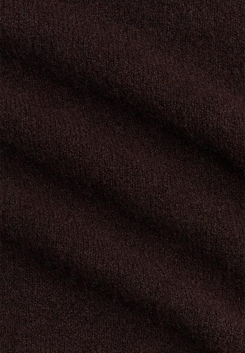 H&M - Knitted T-shirt - dark brown