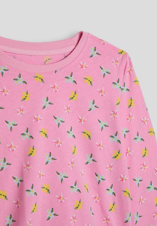 Pop Candy - Sweatshirt & joggers - carnation pink/floral aop