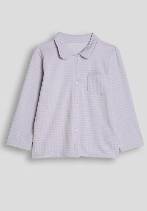 Pop Candy - Cuffless shirt & pants pj set - lilac