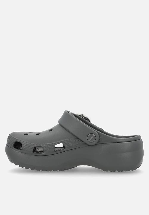 Crocs - Classic platform buckle clog - carbon