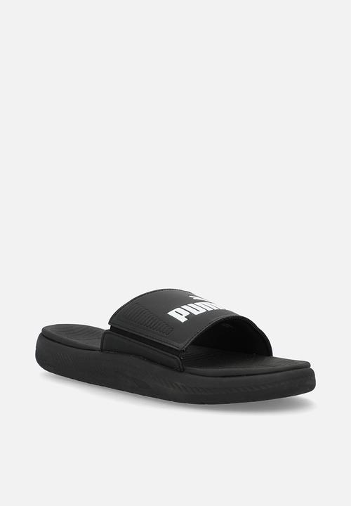 PUMA - Softride slide- black/white