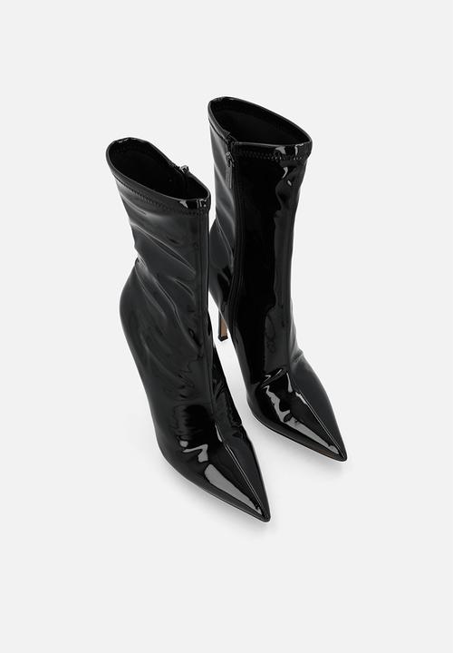 Steve Madden - Easy st. boot - black patent