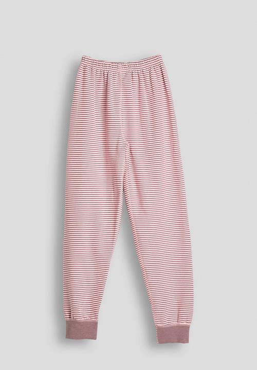 Pop Candy - Long sleeved tee & pants pj set - pink stripes/mauve