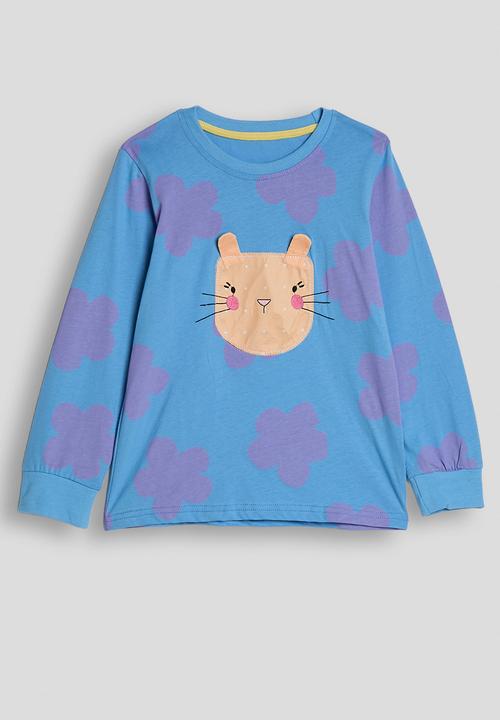 Pop Candy - Sweater & joggers - blue/floral aop
