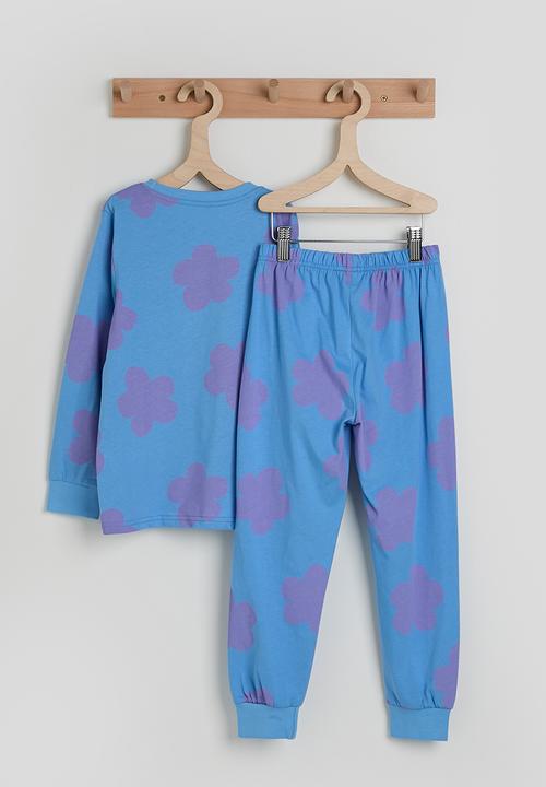 Pop Candy - Sweater & joggers - blue/floral aop