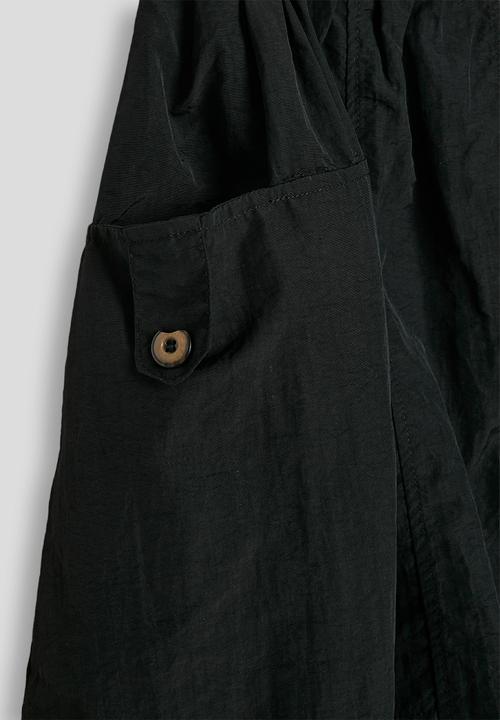 Pop Candy - Drawstring top & midi skirt - ice heather/black