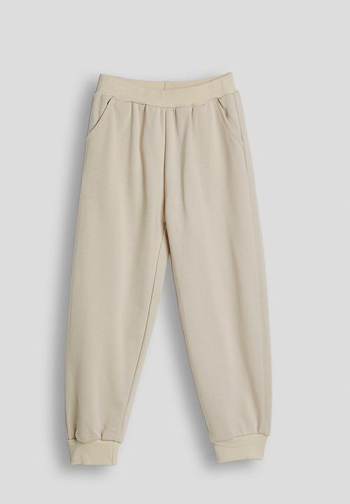 Pop Candy - Slogan sweatshirt with joggers - champagne beige/malibu