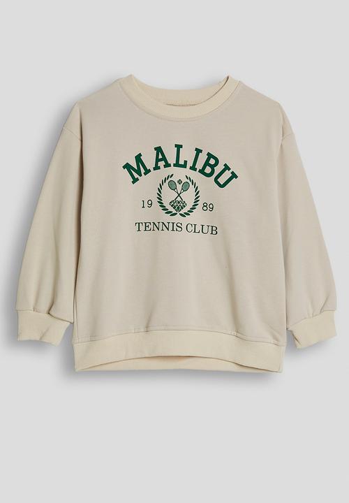 Pop Candy - Slogan sweatshirt with joggers - champagne beige/malibu