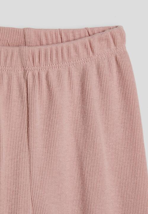 Pop Candy - Bow applique sweatshirt with leggings - pink/stripes