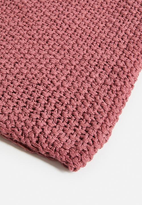 Sixth Floor - Kit Stonewashed Knit Throw Clay
