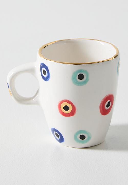 Urchin Art - Diana Espresso Mug and Saucer (Set of 2)