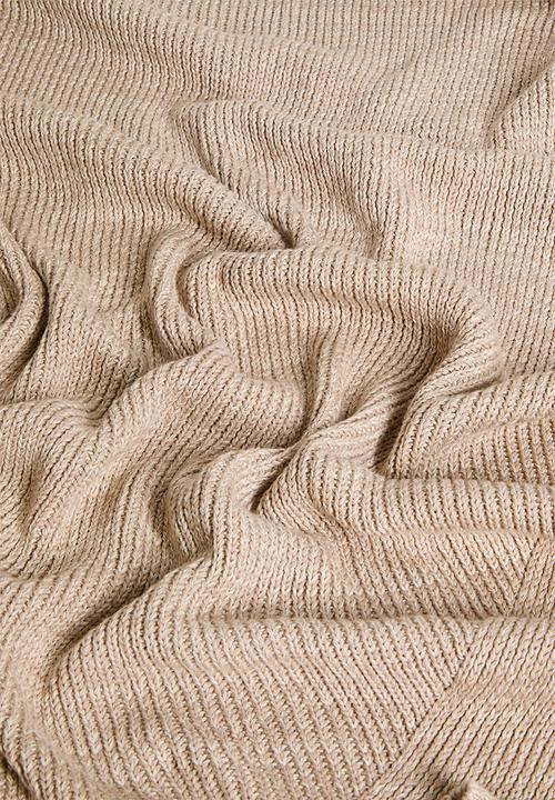 Sixth Floor - Kairo Melange Knit Bed Throw Natural