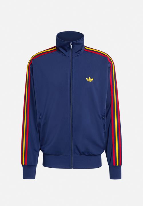 adidas Originals - Firebird Track Jacket - Dark Blue/crew yellow/team power red 2