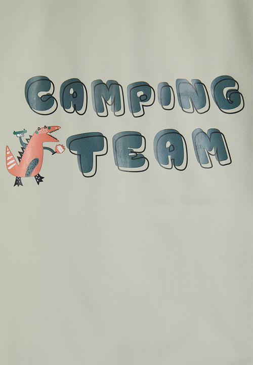 Pop Candy - Colour block dino applique jacket - alabaster grey/multi