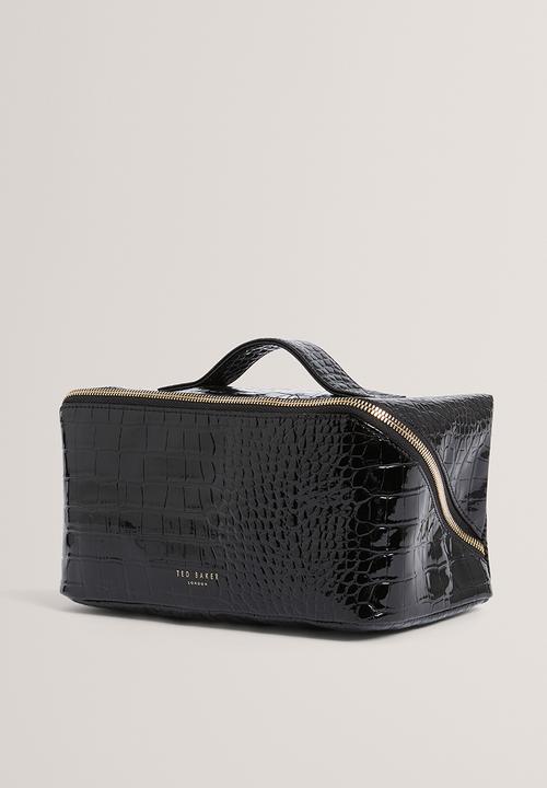 Ted Baker - Vieda : Croc Effect Small Makeup Bag