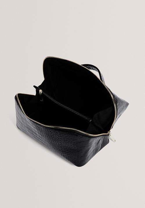 Ted Baker - Vieda : Croc Effect Small Makeup Bag