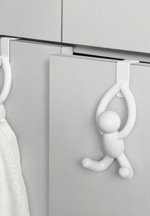 Umbra - Buddy Over The Cabinet Hook Set Of 2 - White
