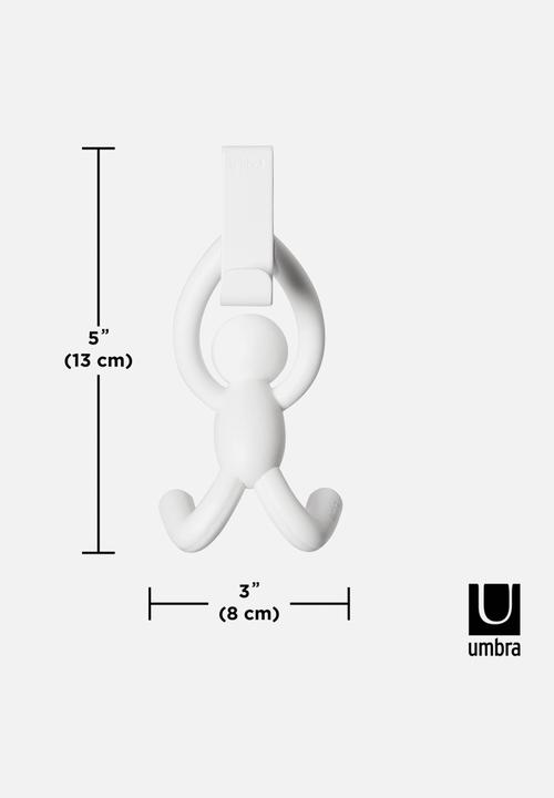 Umbra - Buddy Over The Cabinet Hook Set Of 2 - White