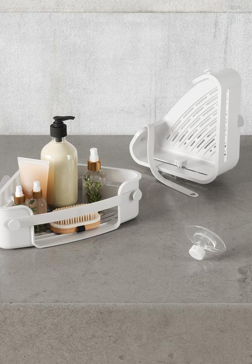 Umbra - Flex Adhesive Corner Bin - White