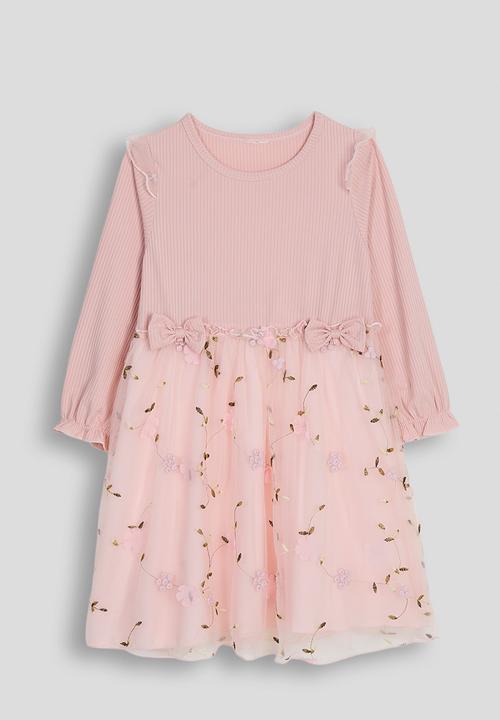 Tulle skirt dress - dusty pink