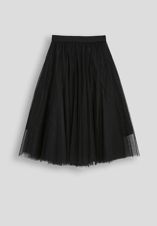 Pop Candy - Bow covered tulle skirt - black