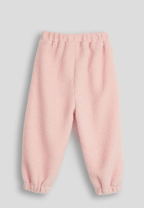 Pop Candy - Teddy fabric joggers - pink