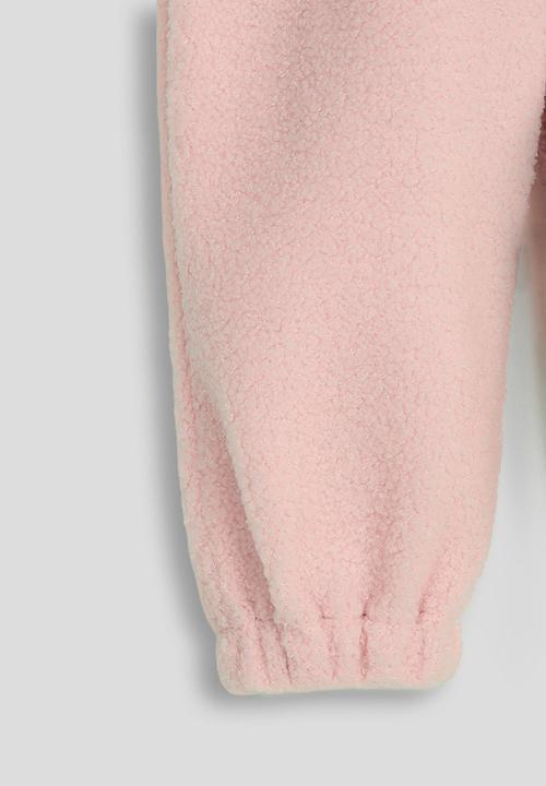 Pop Candy - Teddy fabric joggers - pink
