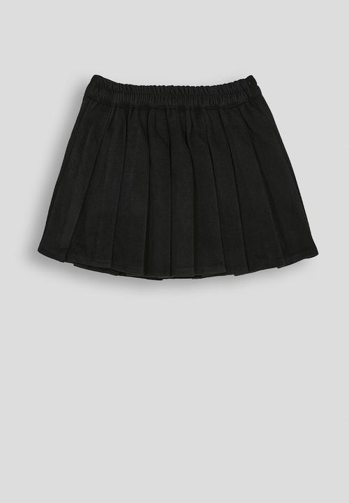 Pop Candy - Fork pleated mini skirt - black