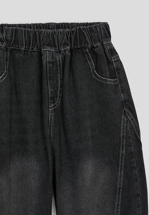 Pop Candy - Wide leg jeans - black