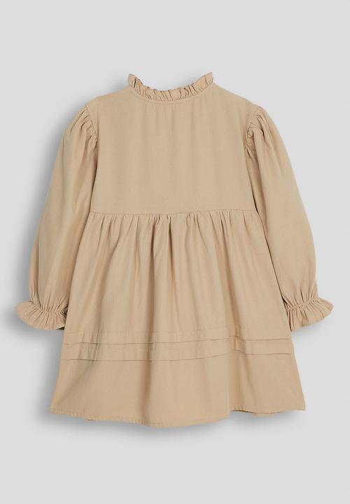 Pop Candy - Pintucked smock dress - khaki