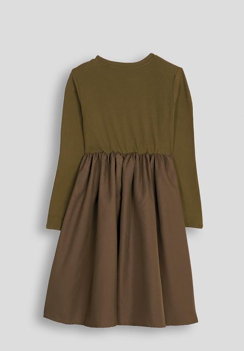 Pop Candy - Long sleeve midi dress - brown