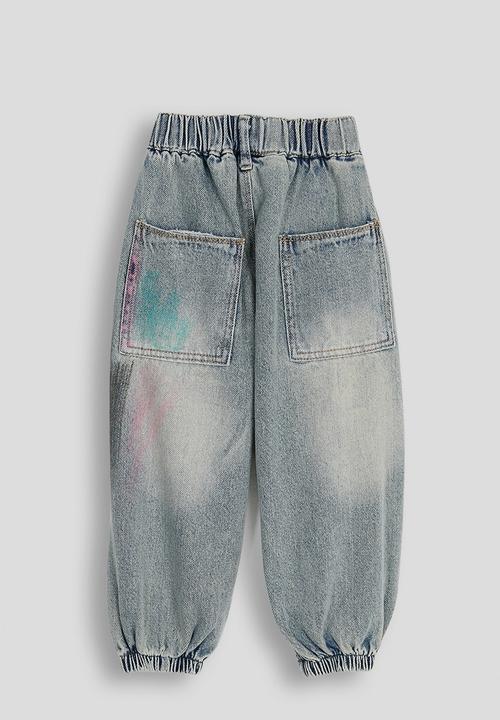 Pop Candy - Sand blasted denim jeans - light blue/multi