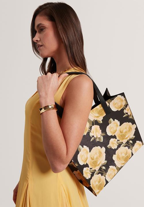 Ted Baker - Teracon Floral Print Large Icon Bag - Black