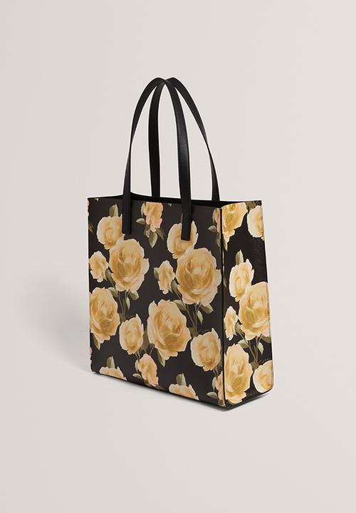Ted Baker - Teracon Floral Print Large Icon Bag - Black