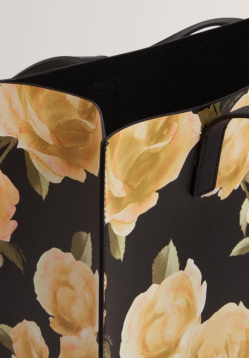 Ted Baker - Teracon Floral Print Large Icon Bag - Black