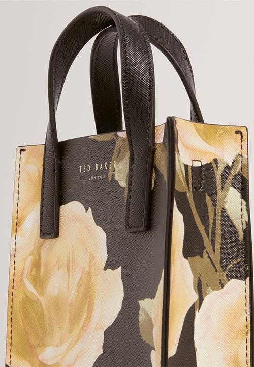 Ted Baker - Tiacon Floral Print Mini Icon Bag - Black