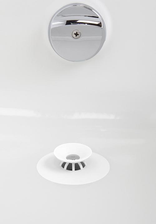 Umbra - Flex Drain Stop Hair Catcher - White