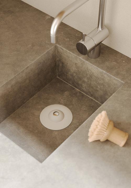 Umbra - Flex Drain Stop Hair Catcher - White