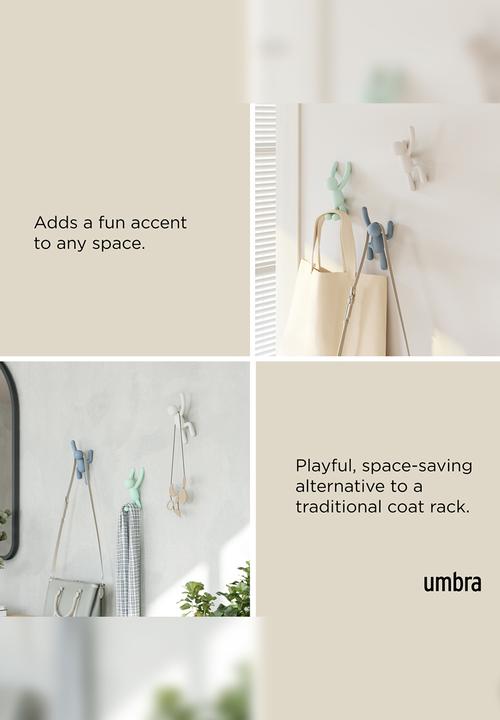 Umbra - Buddy Hooks Set Of 3 Lite - Multi 