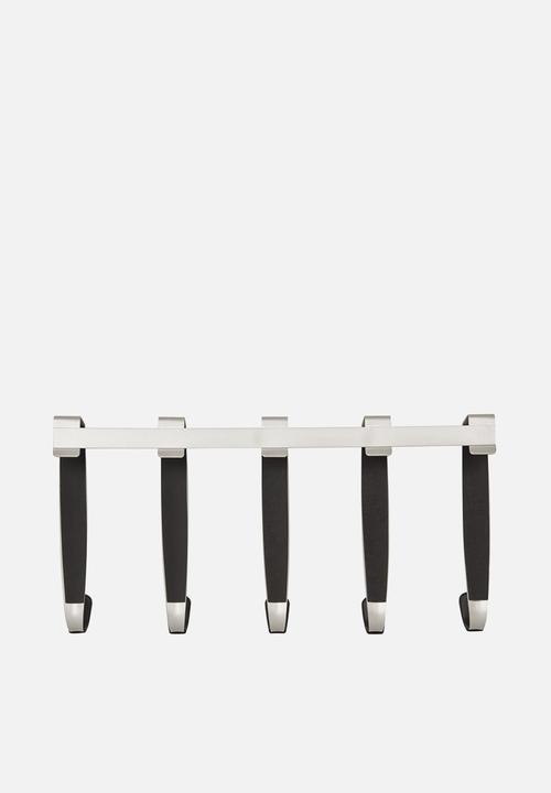Umbra - Schnook 5 Hook Over The Door - Black & Nickel